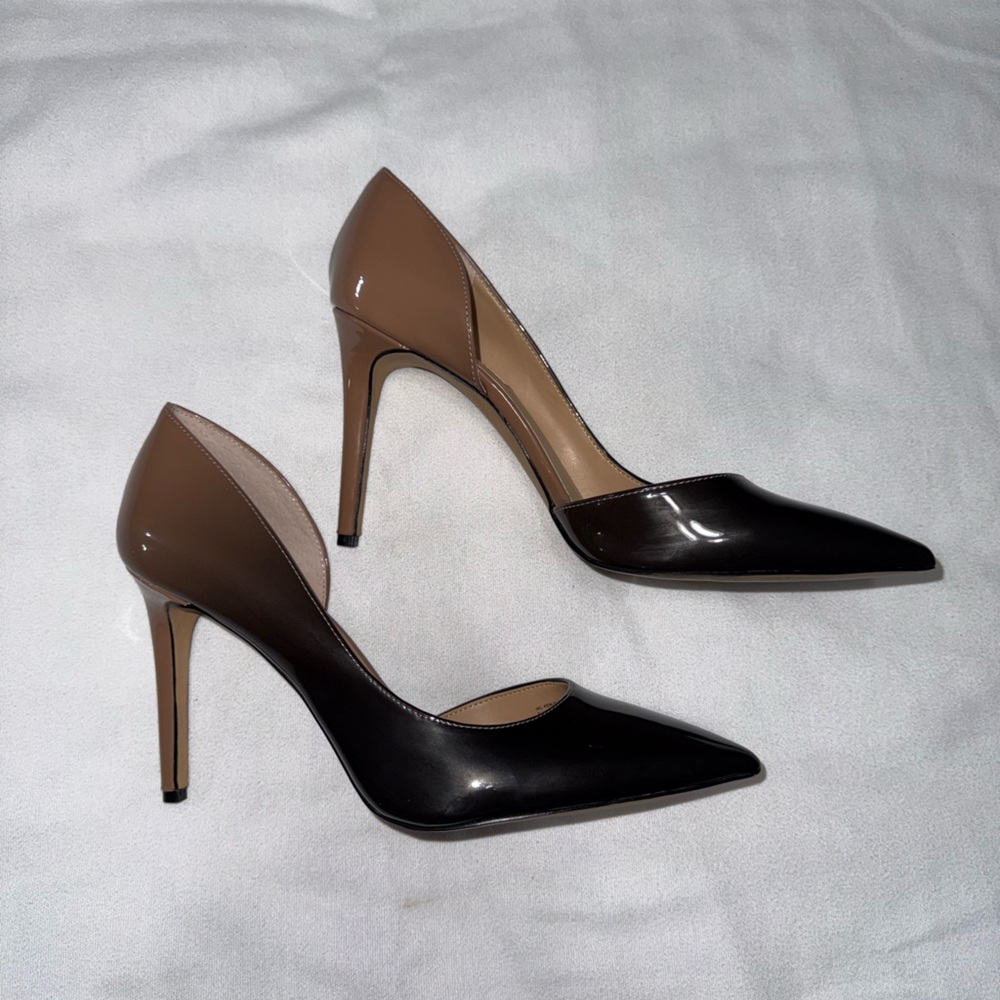 INC Black and Brown Stiletto Heels